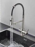 AB102FCR Смеситель (пружинный) для кухни с фильтром для питьевой воды хром — изображение 3