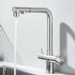 AB110FCR Смеситель для кухни с фильтром выдвижной хром