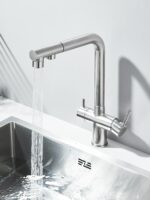 AB110FCR Смеситель для кухни с фильтром выдвижной хром — изображение 4